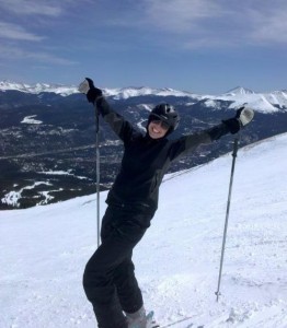 skiing