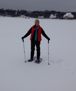 Snow-shoeing: now a spring sport!