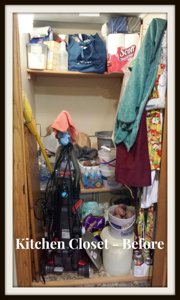 web 3 -kitchen closet before